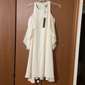 NWT- Halston Heritage- Cream Dress